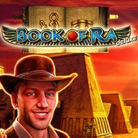 Book of Ra Deluxe logo – Slots by Novomatic at Eurobet