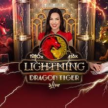 Live Shows logo of Lightning Dragon Tiger from Evolution at Eurobet