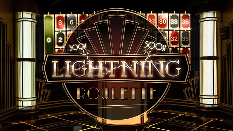Lightning Roulette online game logo by Evolution on eurobetit.org