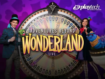 Adventures Beyond Wonderland Live game by Playtech – logo hosted on Eurobet