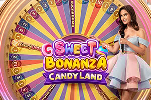 Sweet Bonanza CandyLand slot logo by Pragmatic Play at Eurobet